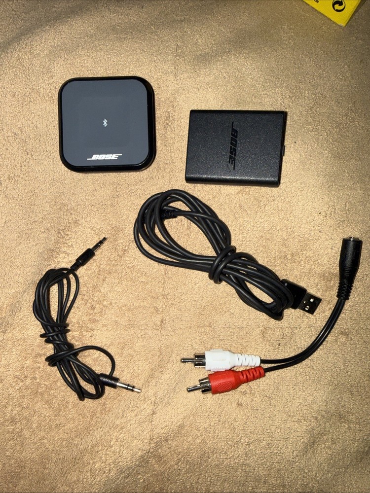Bose Bluetooth Audio Adapter with Cables 418048 & Wall Adaptor PSA05F
