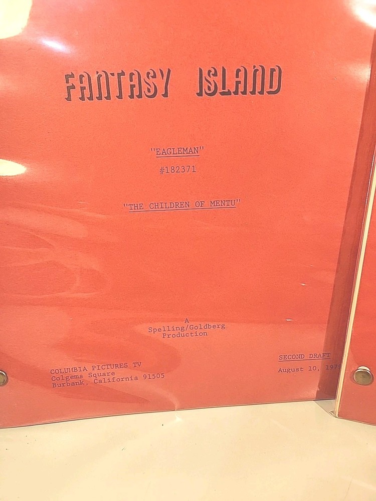 X5 1980 Fantasy Island Scripts Screenplay 3 Final 2 Second Drafts #1