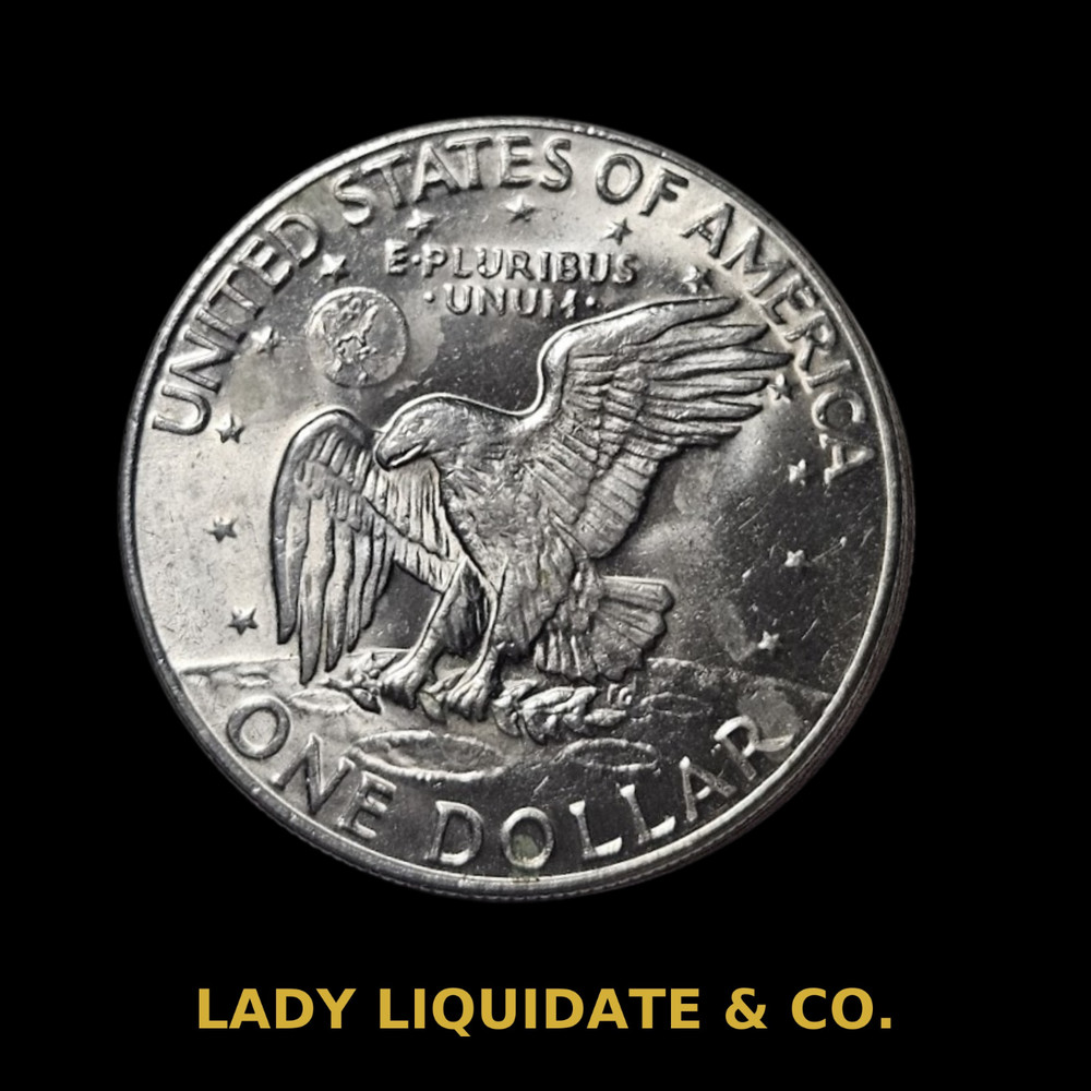 1977 Eisenhower Dollar - Classic Large U.S. Dollar - MINT MARK ERROR