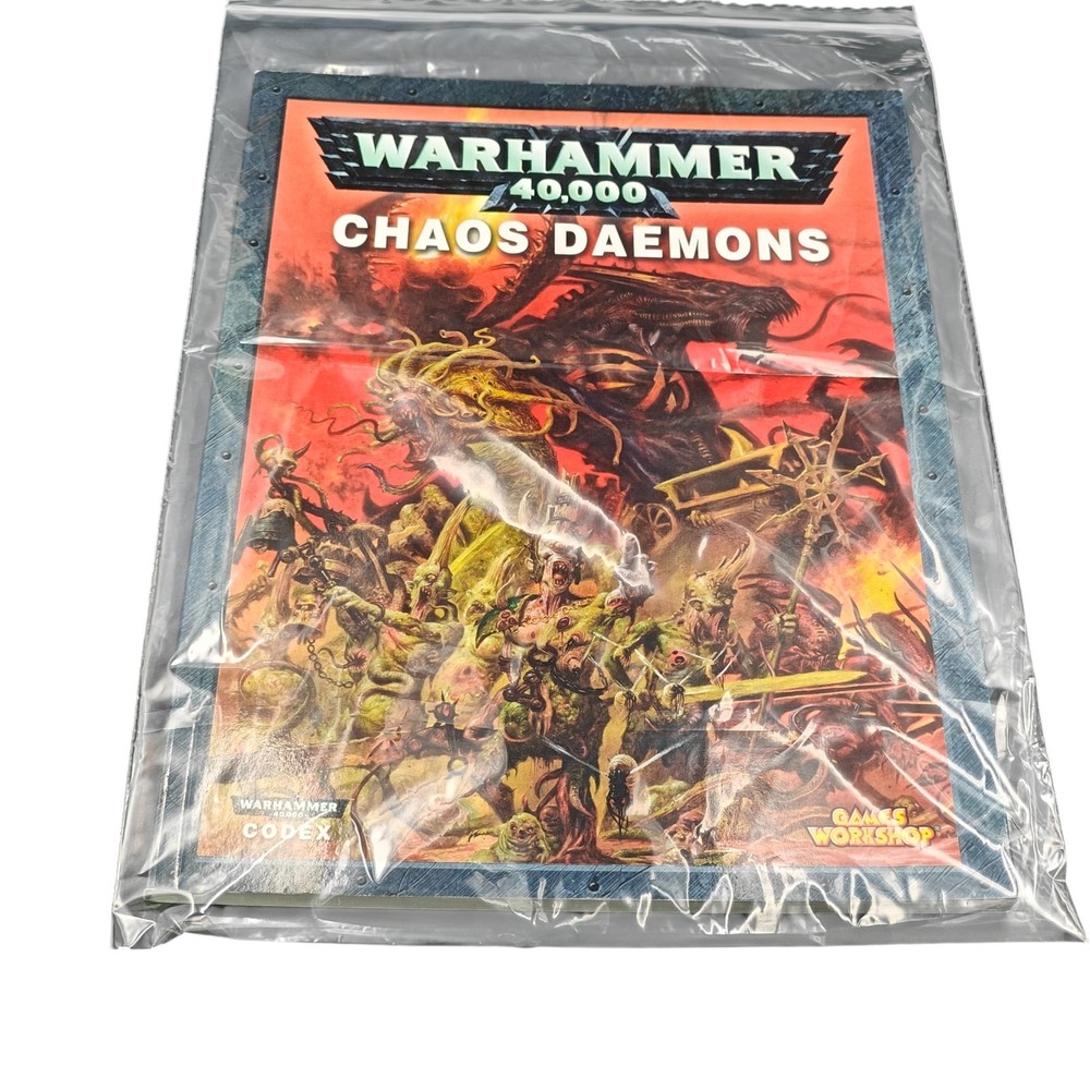 Codex Chaos Daemons Warhammer Paperback Games Workshop 40K 2008