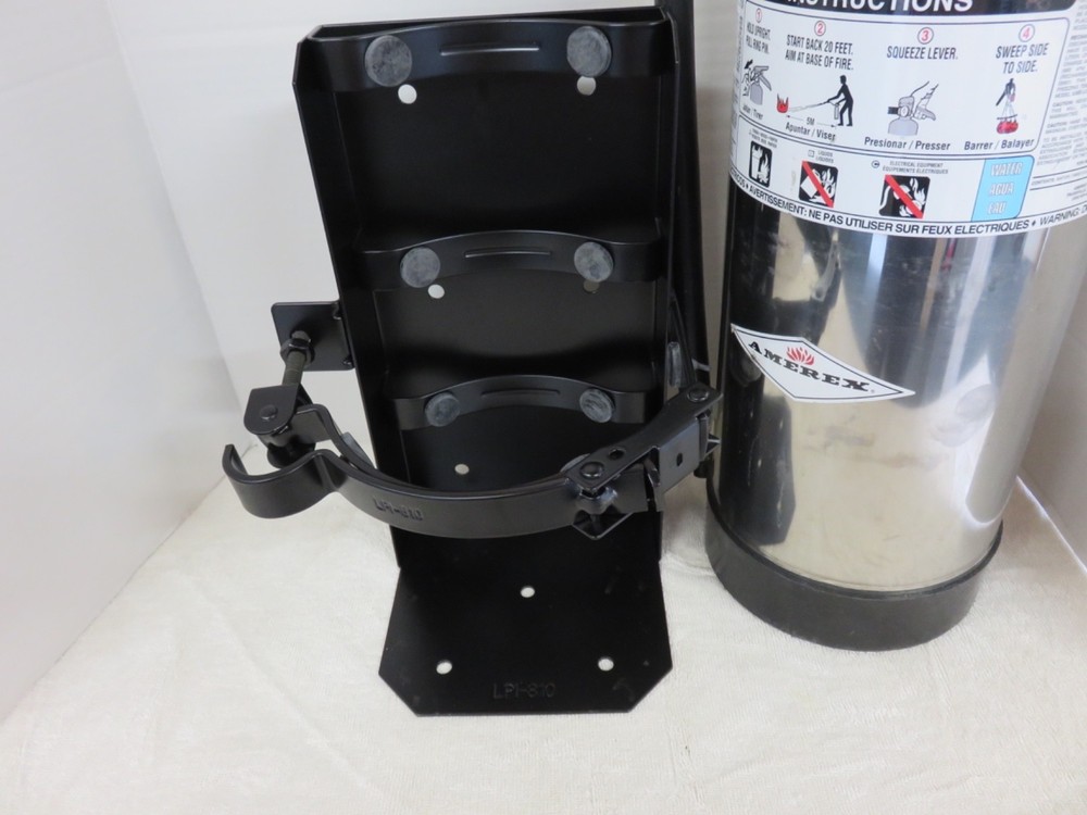 ✅ 🔥🧯ONE HEAVY DUTY (AMEREX) TYPE WATER FIRE EXTINGUISHER Vehicle Bracket🔥🧯