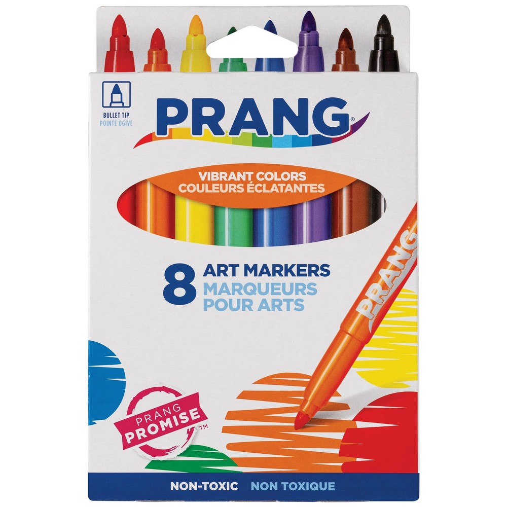 Classic Art Markers Bullet Tip Assorted Colors 8 Count Drawing Tools