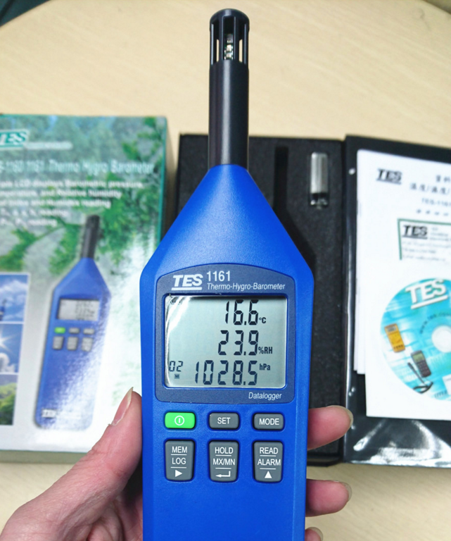 TES-1161 Thermo / Hygro / Barometer / Humidity Temperature Meter✦Kd