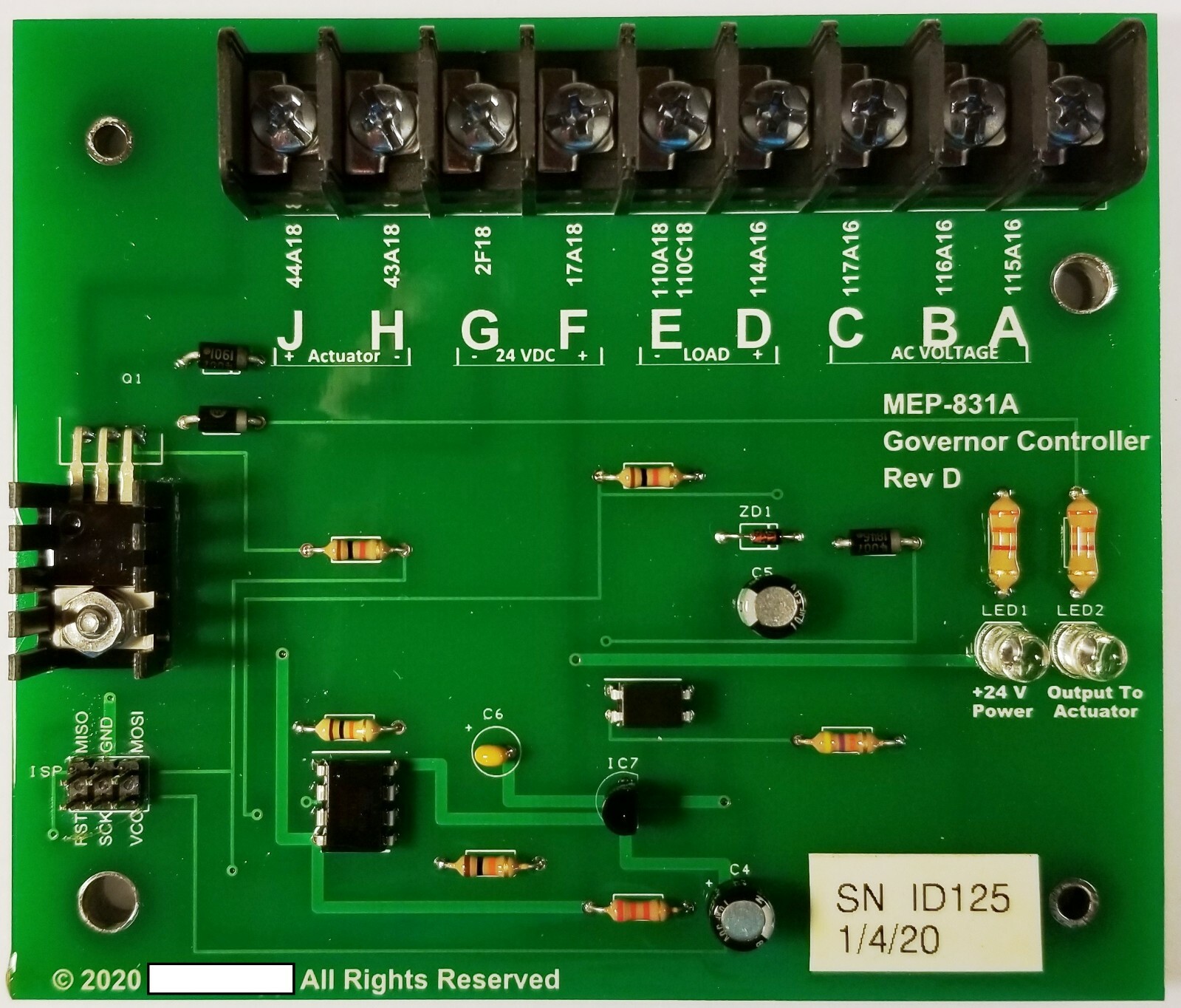 MEP-831A Governor Control Module Replaces SLC100, 98-19539, NSN 2990-01-477-1371