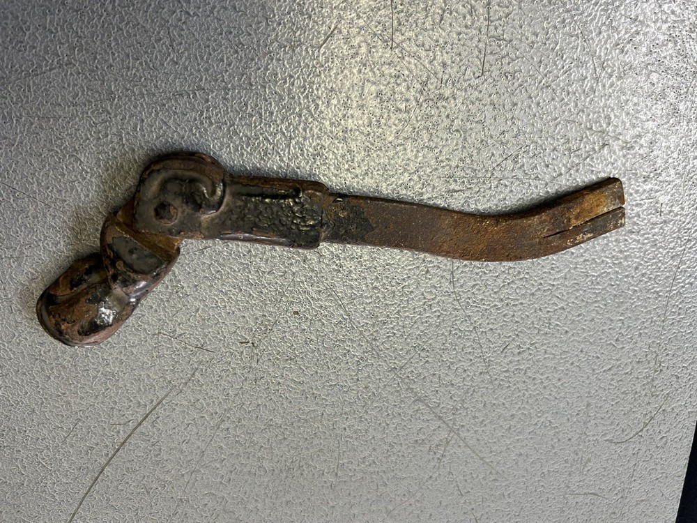 Antique Cast Iron Figural Window Shutter Lock