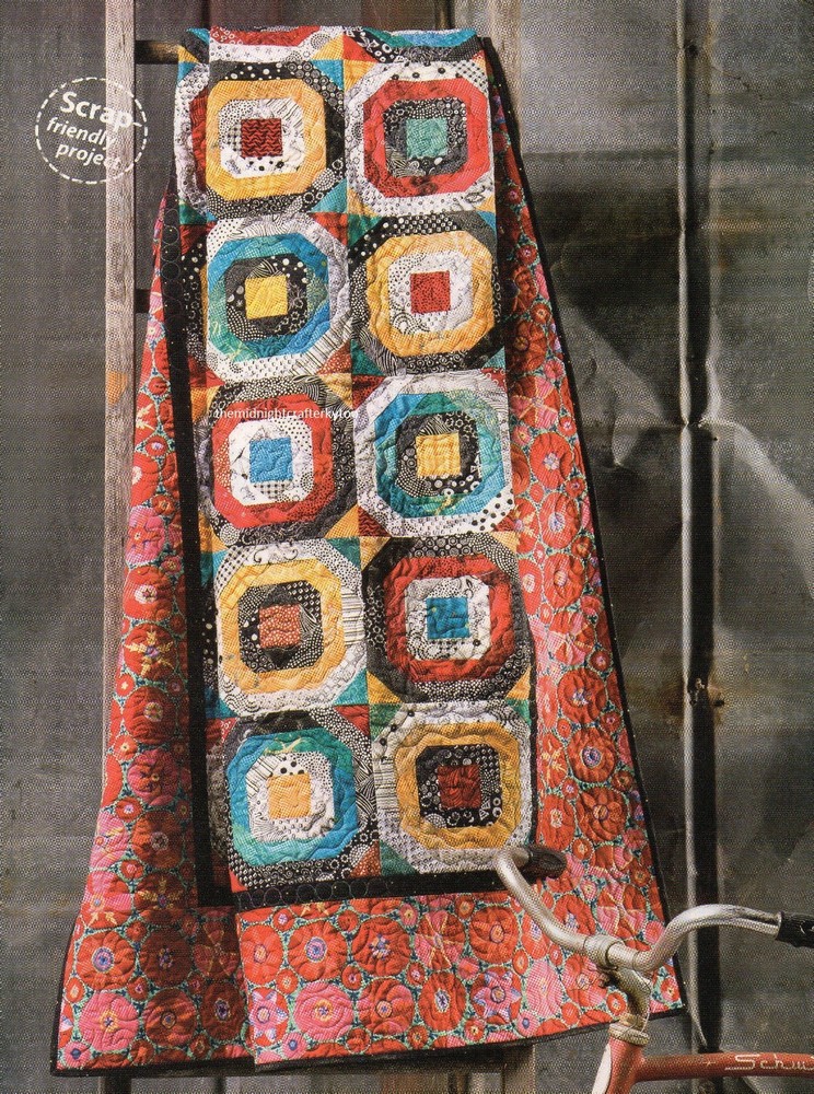 Bull's Eye Quilt Pattern Pieced JW