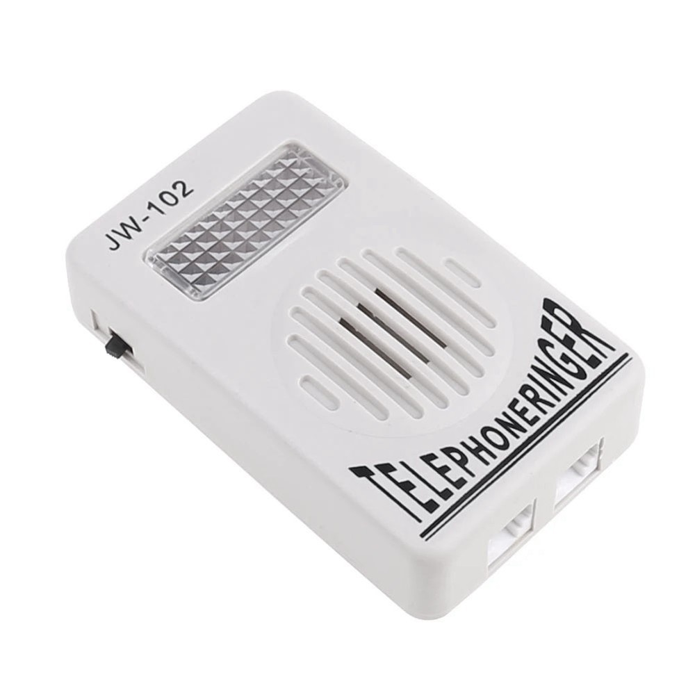 Telephone Ringer Phone Amplifier Wall Speaker Strobe Light Flasher Bell4768
