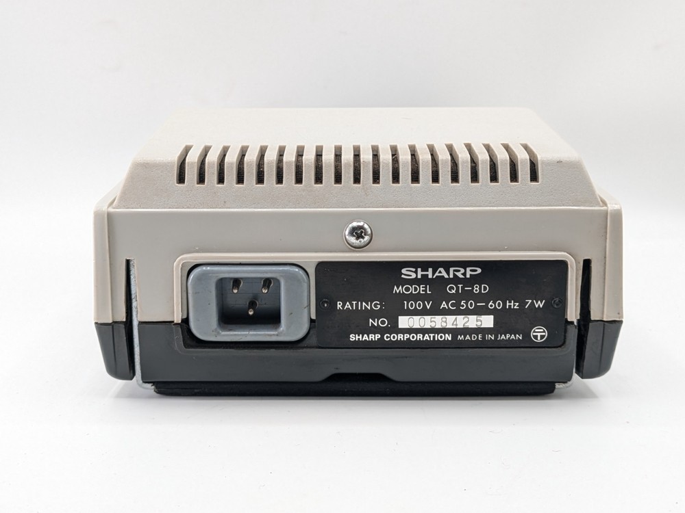 Sharp QT-8D Micro Compet Electronic Desktop Calculator Made in Japan