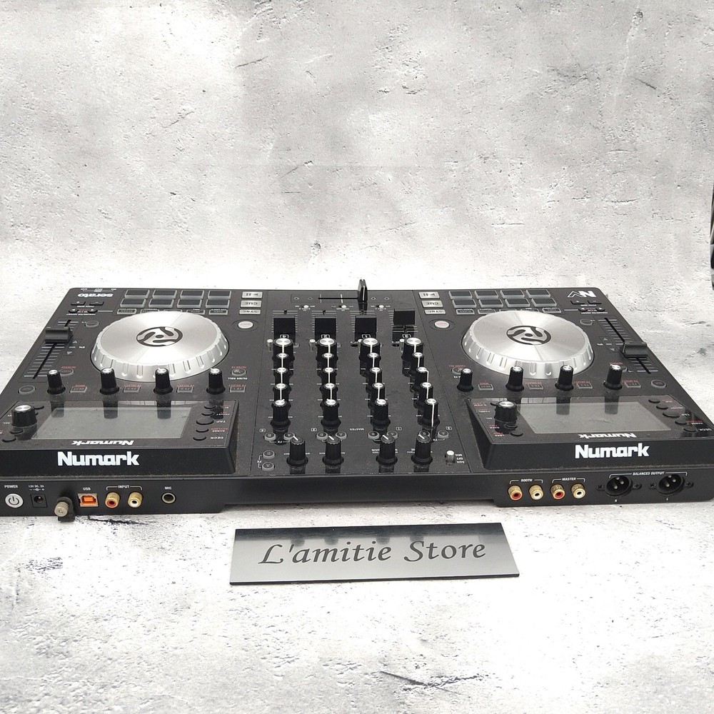 Numark NV 4-Deck Dual-Display USB DJ Controller Used Tested