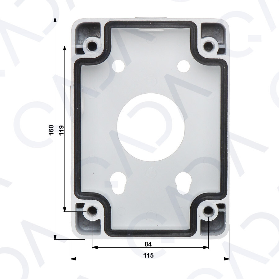 Dahua PFA120 Wall Mounting Junction Box for Select CCTV Security Cameras Bracket