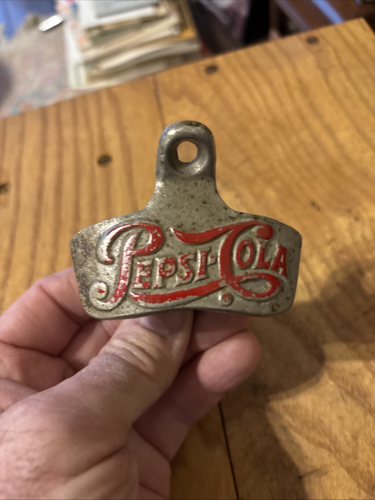 Vintage 1943 Brown Co. Star "X" Pepsi Cola Bottle Opener Newport News , VA USA