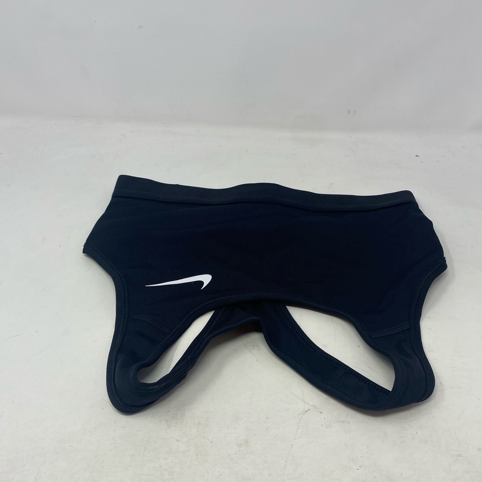 Nike Swoosh Non-Padded Sports Bra Black/White - Women’s S