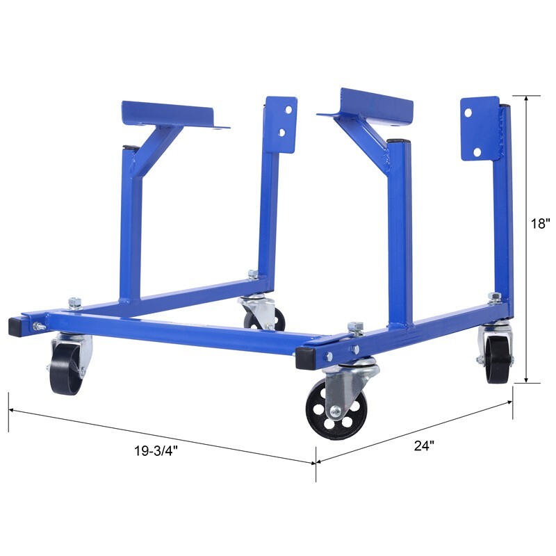 Engine Cradle with Wheels Small Block Ford 1000 LBS Capacity