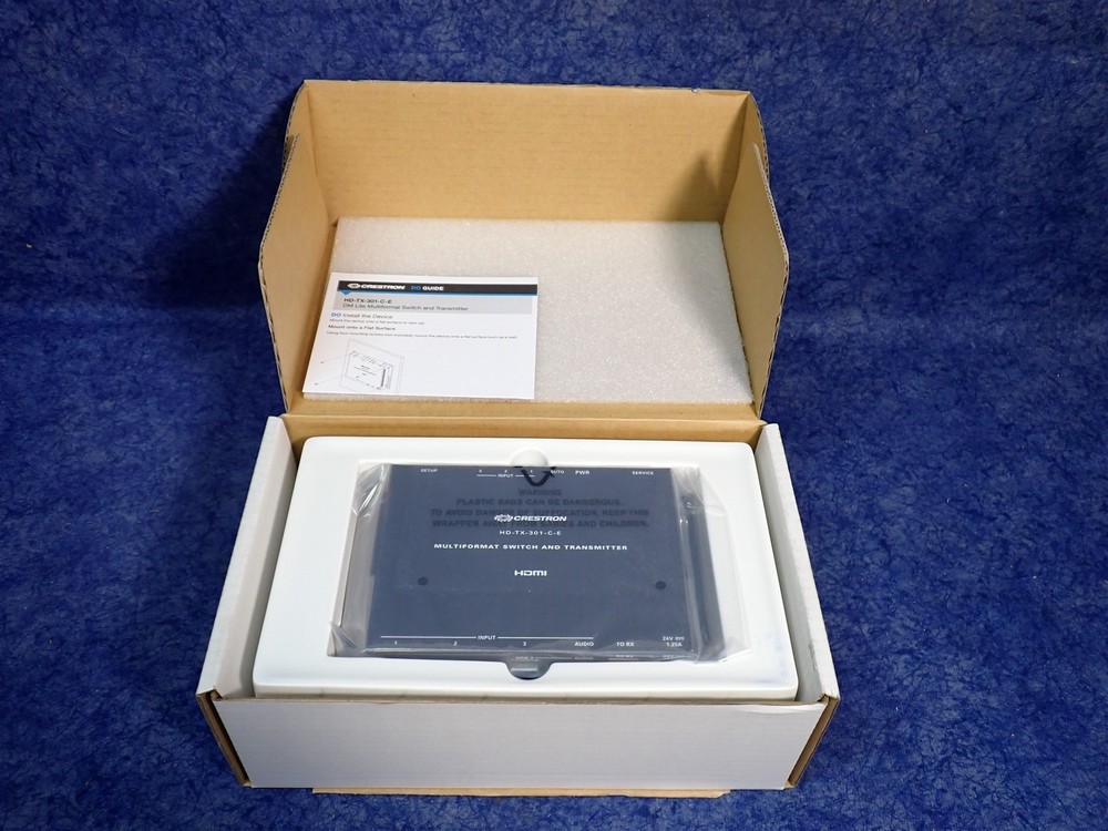 Crestron HD-TX-301-C-E DM Lite – HDMI over CATx Transmitter Open Box (E8)
