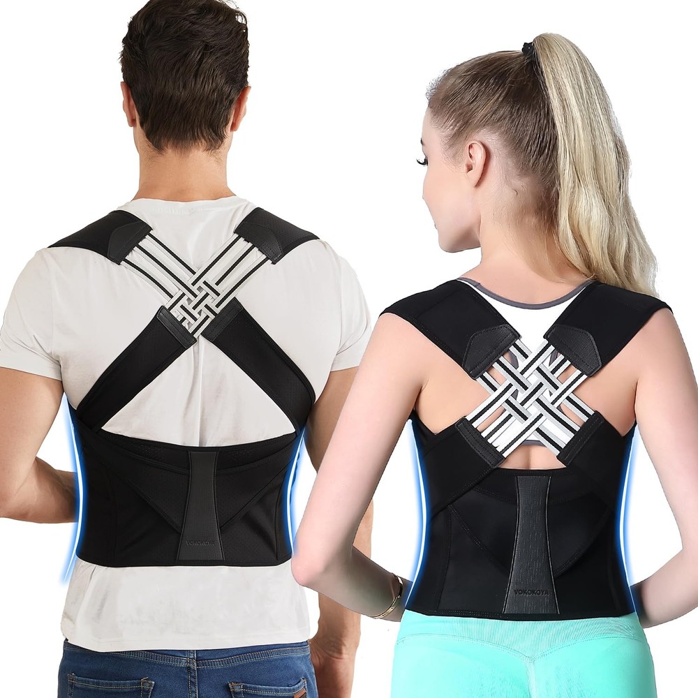 Large Invisible Posture Corrector for Adults - Ease Back Pain & Improve Posture