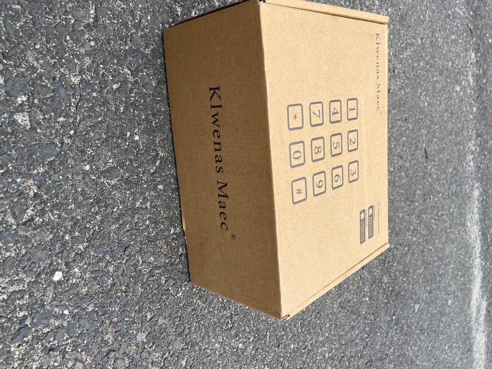 KlwenasMaec Smart Deadbolt Lock, Electronic Bluetooth Digital Keypad Lock