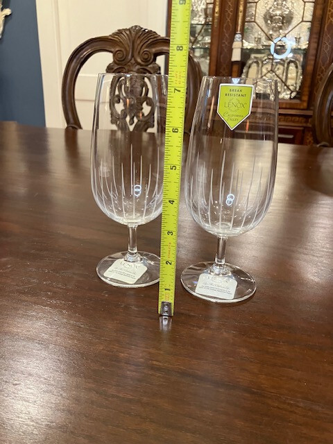 Spicy by Lenox - Two Crystal Iced Tea Glasses