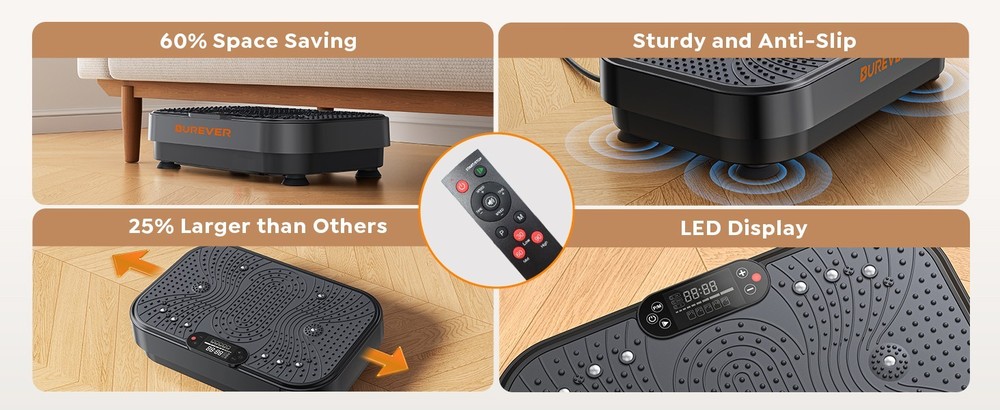Burever Vibration Plate Exercise Machine