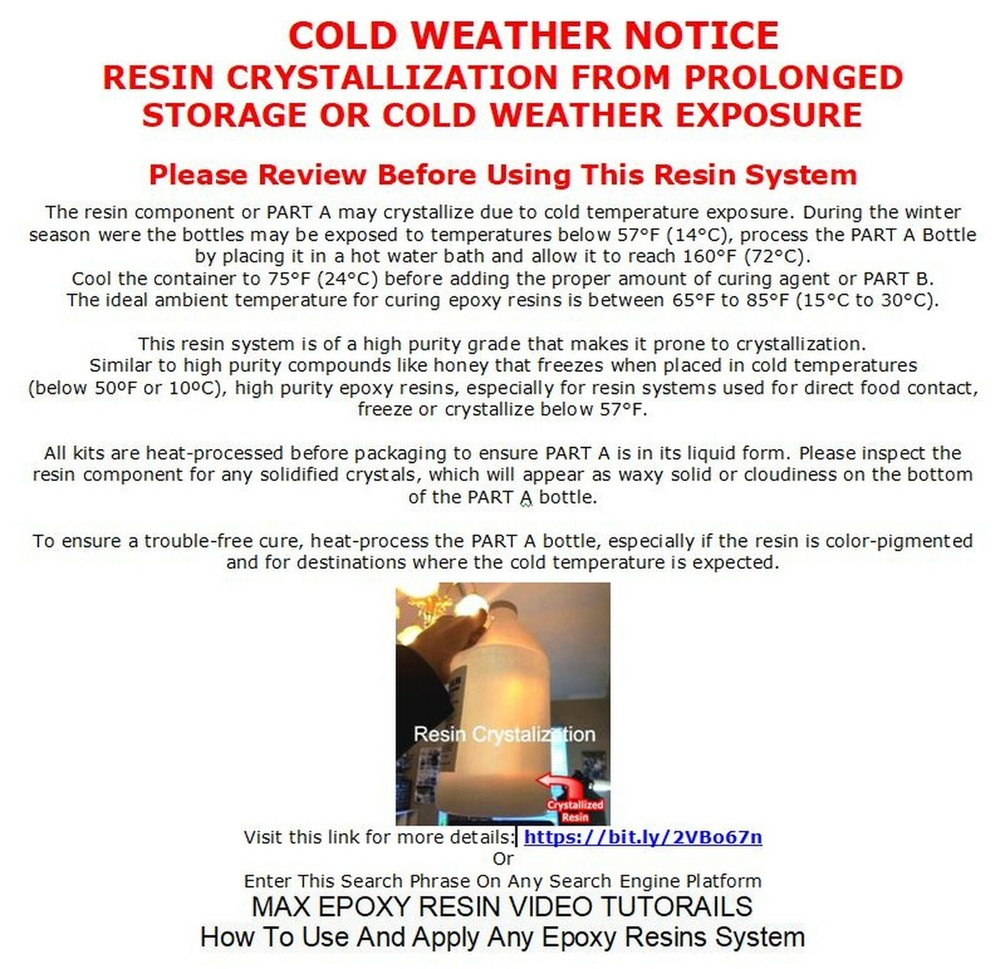 Epoxy Resin Clear High Gloss Coating -Less Bubbles Orange Peel & Surface DefectS