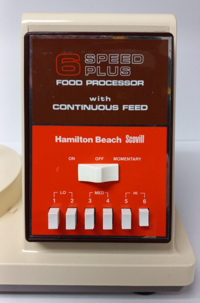 Hamilton Beach 6 Speed Food Processor 712AL Replacement Part Base Motor Only