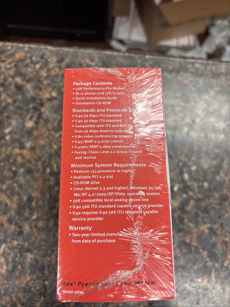 New US Robotics USR5610C Model 5610C Pro Modem Card