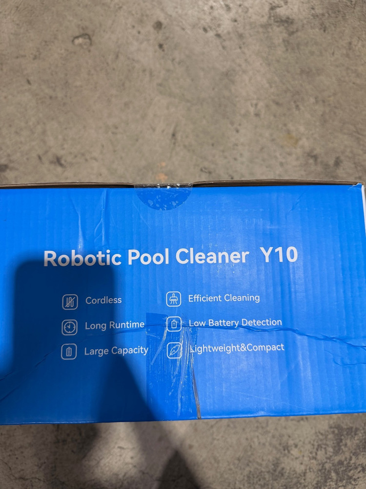 Y10 Cordless Robotic Pool Cleaner, Automatic Pool Vacuum - 90 Mins Runtime