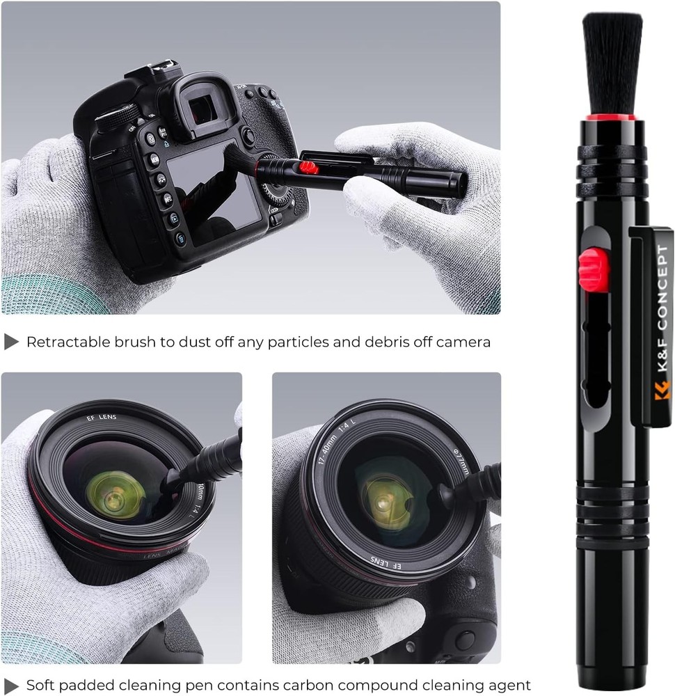 Camera Lens Cleaning Set with Air Blower