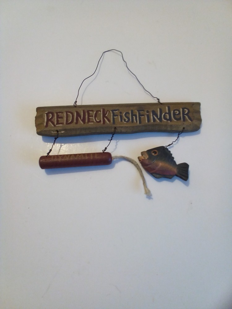 RedNeck FishFinder Wall Hanging