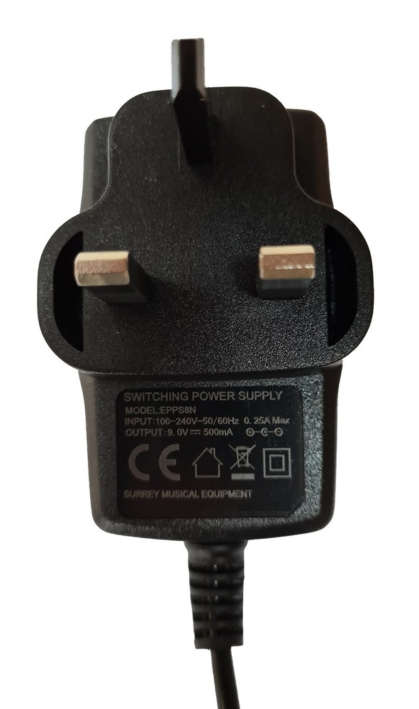 BOSS BE-5 MULTIPLE EFFECTS PEDAL POWER SUPPLY REPLACEMENT ADAPTER UK 9V