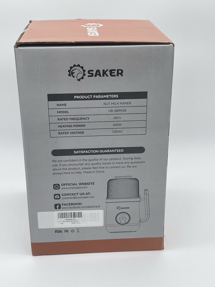 Saker HB-B89K08 Automatic Nut Milk Maker.