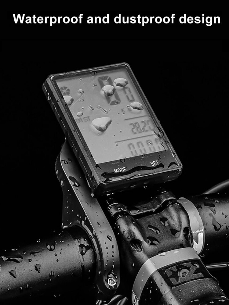 Riding Odometer Multifunctional Wireless Bicycle Computer Waterproof Code Meter