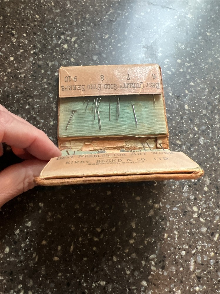 KIRBY BEARD & CO LTD Redditch, England Vintage Needle Case