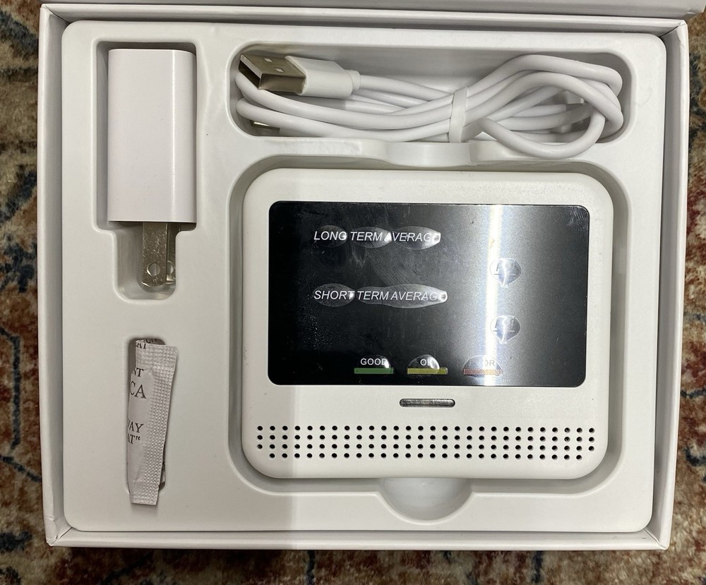 Digital Radon Detector - User-Friendly Desktop Device with HD LCD Display