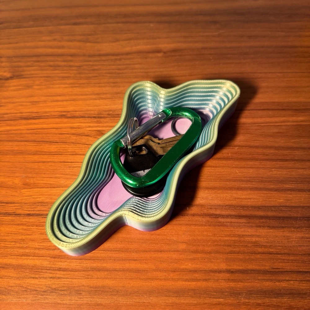 Ameba Drop Tray – 3D Printed Mini Organizer, Eco-Friendly PLA, Custom Colors