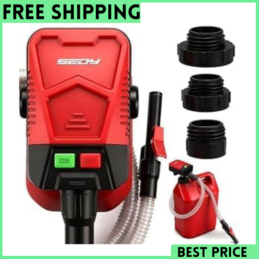 Automatic Fuel Transfer Pump with Auto-Stop Sensor(3.2 GPM), Battery Operated