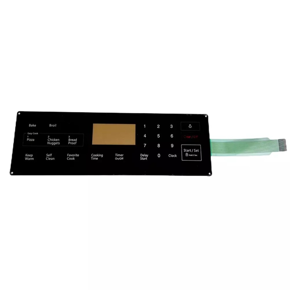 DG34-00025A Black Membrane Switch Touchpad Replace For Samsung Oven NEW