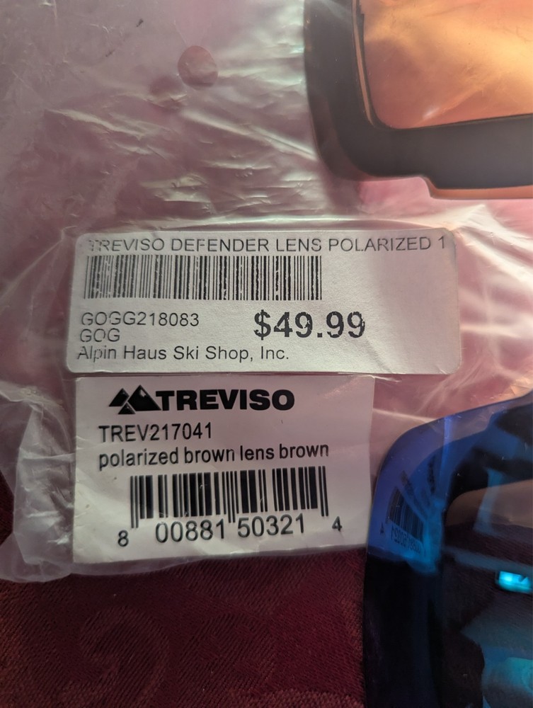 Treviso Defender Ski/Snowboard Goggle lenses(2)