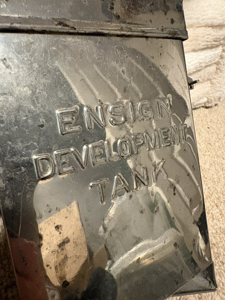 RARE Vintage Ensign Darkroom Developing Tank for Film developing