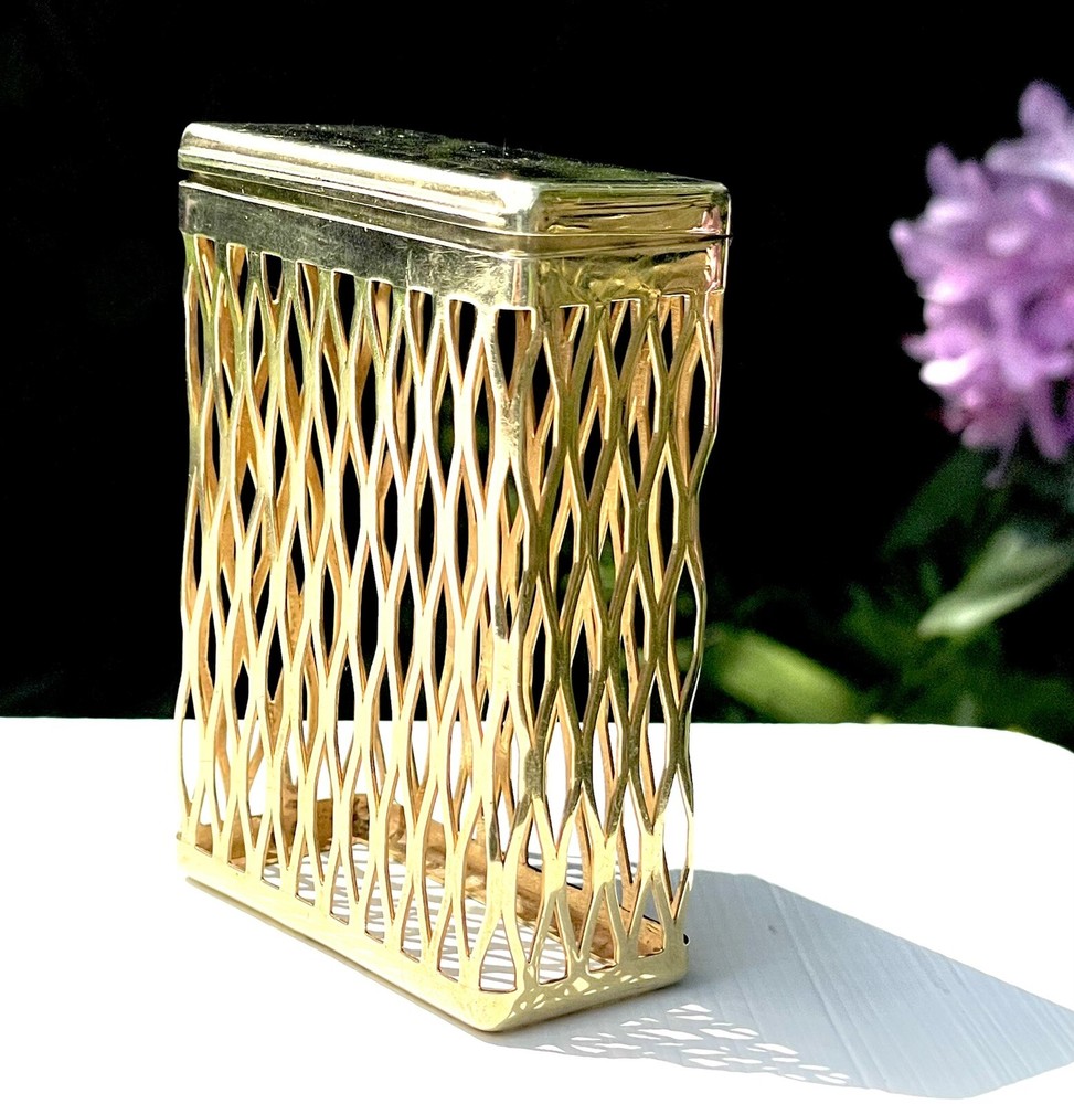 Asprey Solid Sterling Silver Gilt Hallmarked Cigarette Packet Case Holder