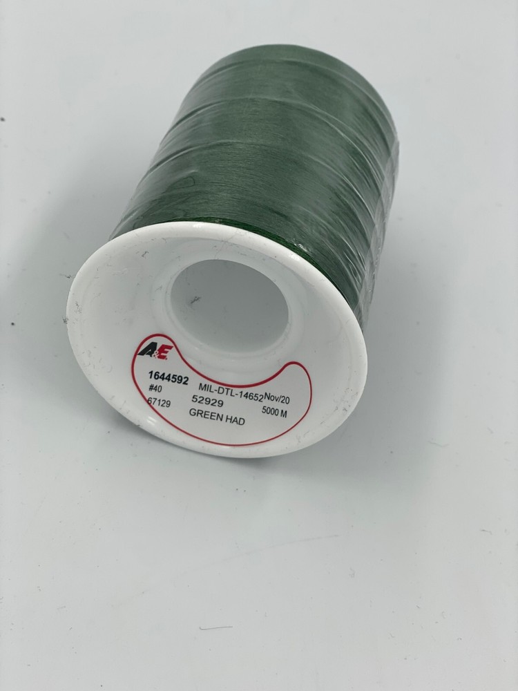 A&E Embroidery Thread - GREEN HAD - 52929 - 5000M - POLY #40