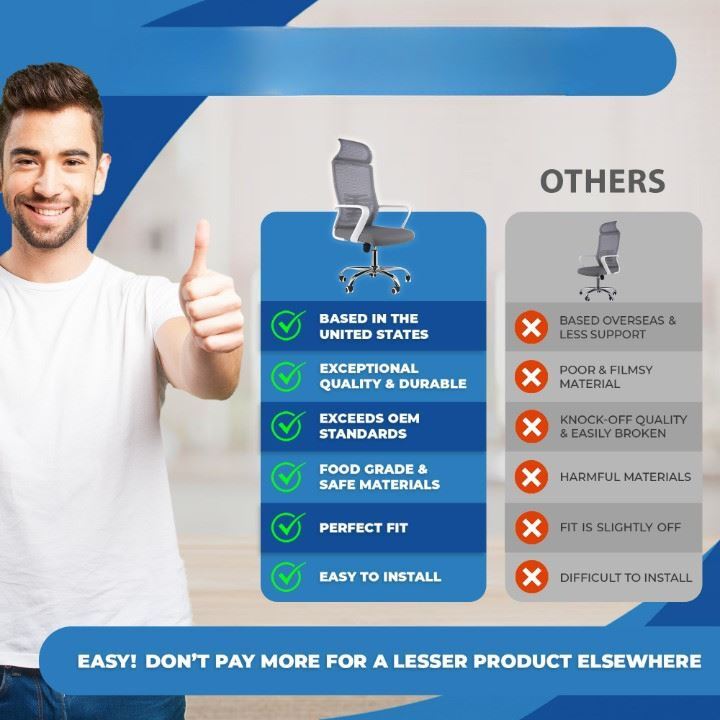 2x Ergonomic Mesh Office White Chair Lumbar Support Desk Swivel Computer Chair