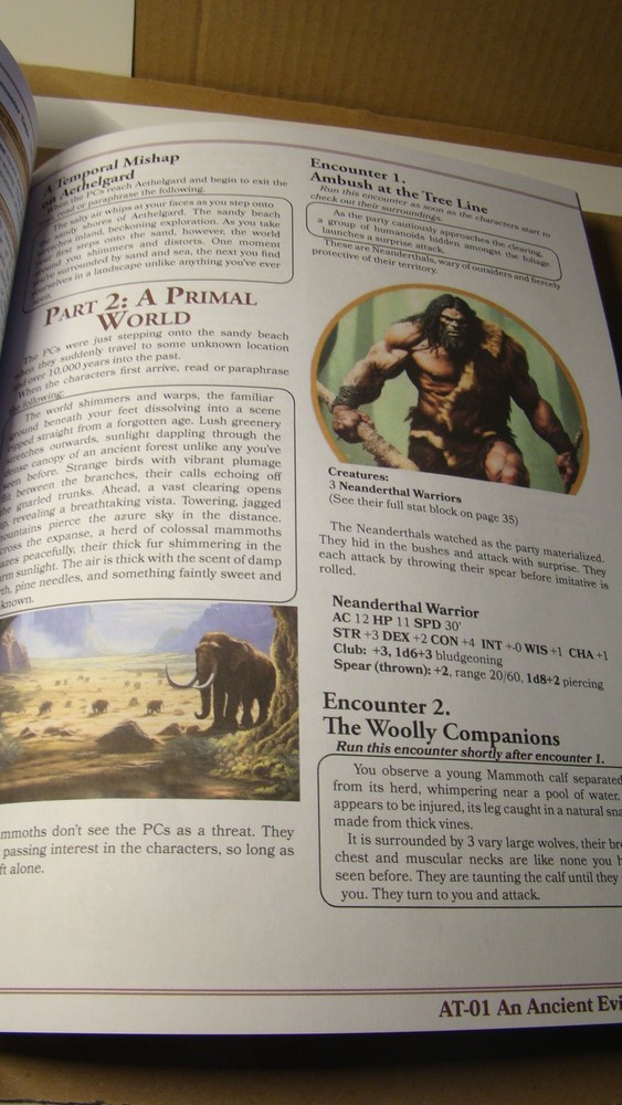 MODULE - AT-01 - AN ANCIENT EVIL *NM/MT 9.8* DUNGEONS DRAGONS