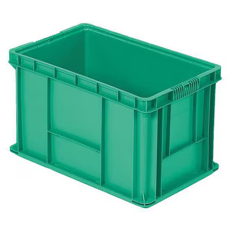 Orbis Nso2415-14 Green Solid & Stackable Straight Wall Storage Container, 16.5