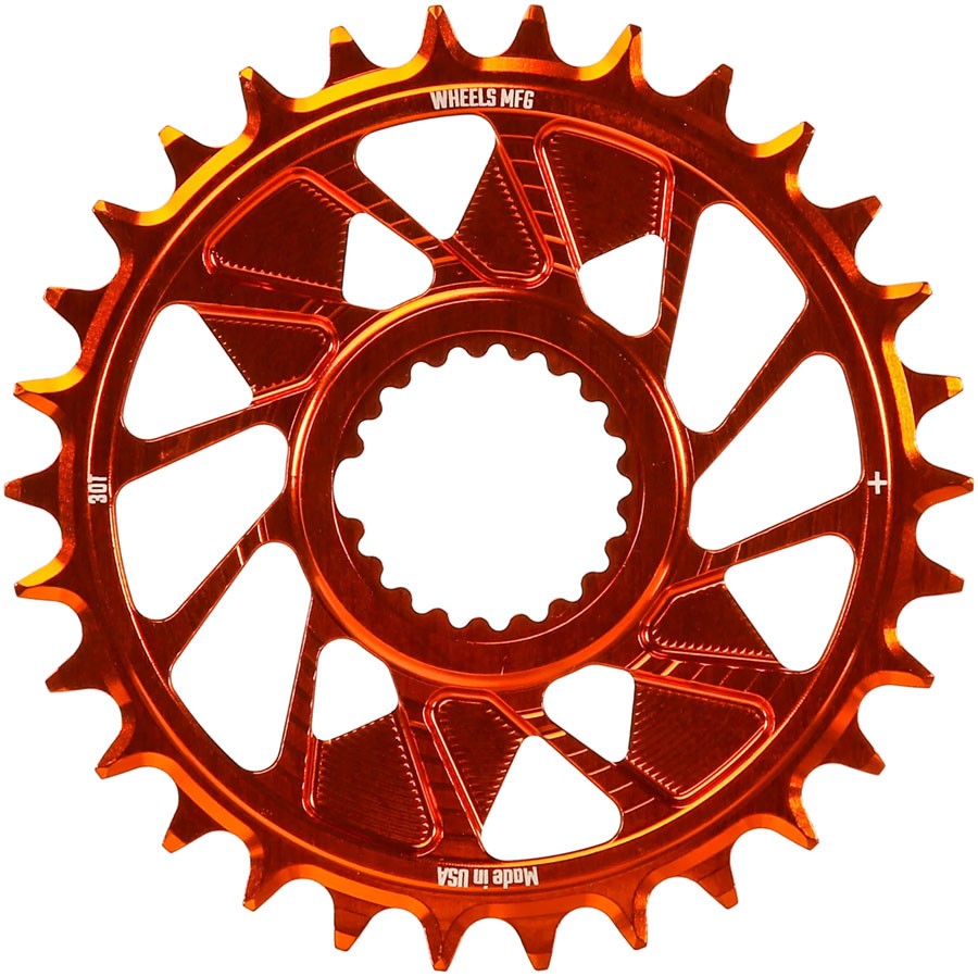 30T Direct Mount Chainring - 7075 Aluminum, Hyperglide+ Compatibility