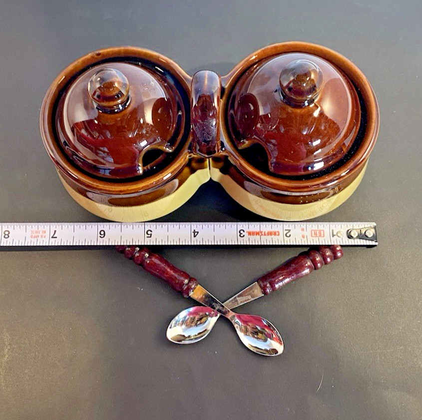 Houston Foods Stoneware Condiment Server