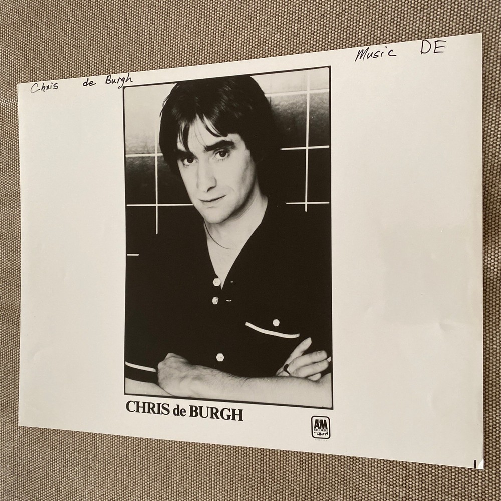 Chris De Burgh Press Photo 8x10”.
