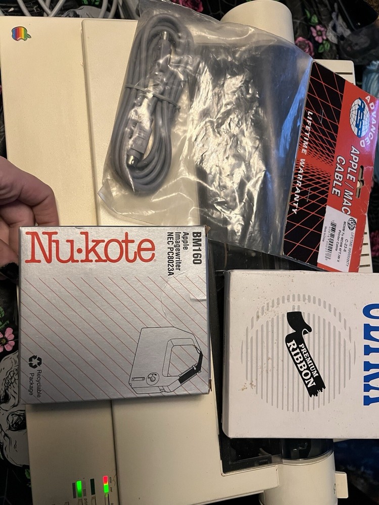 Apple ImageWriter II Dot Matrix Printer Power Tested