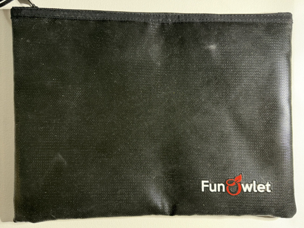 Fireproof Safe Money Document Bag - 13.4" x 9.8"