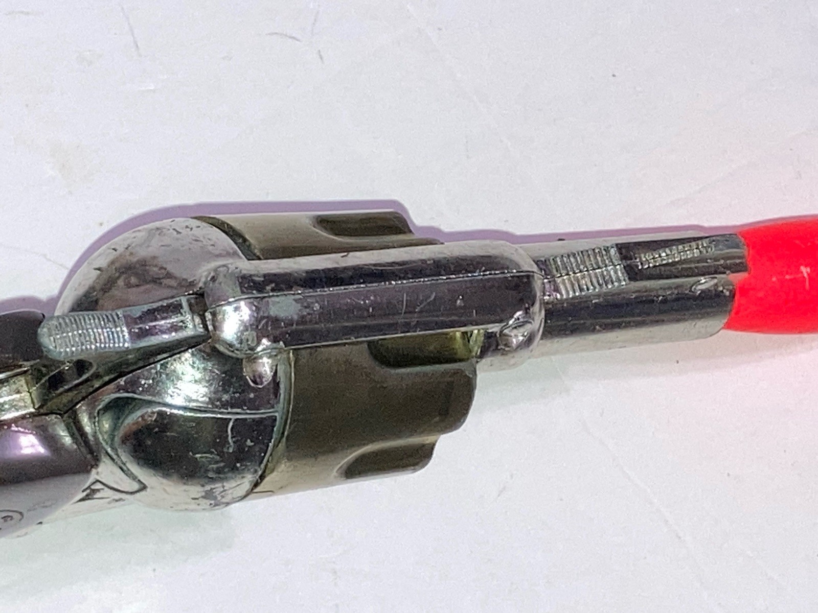 1959 Mattel Shootin' Shell Snub-Nose 38 Toy & Holster, Badge & Papers In Box