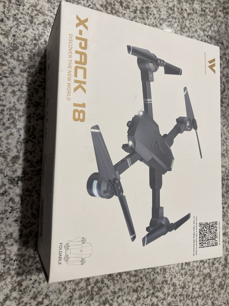 Attop X-Pack 18 Camera Drone with Controller Accessories & Case
